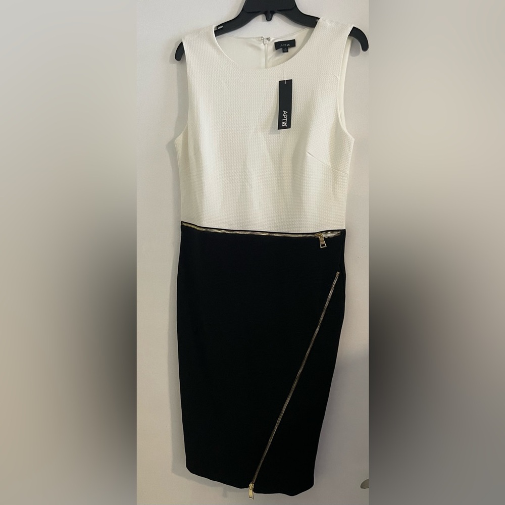 Apt. 9 Black and White Dress